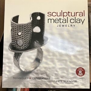 Sculptural Metal Clay Jewelry by Kate McKinnon - White & Red Cover